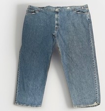 vintage levis 550 relaxed fit W60 L32 Denim Jean Blue 1990s Made In USA