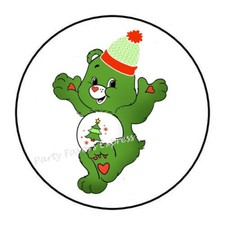 BEAR CHRISTMAS ENVELOPE SEALS LABELS STICKERS PARTY FAVORS