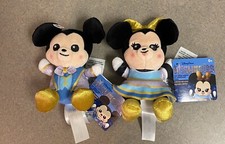 2021 Walt Disney World 50th Anniversary Wishables Plush Mickey  Minnie Set
