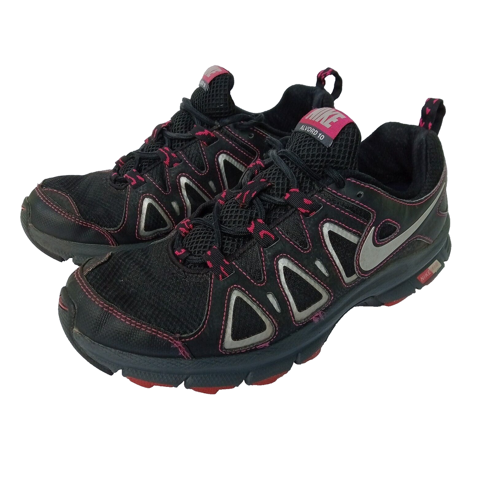Nike Air Alvord 10 Womens Trail Running Shoes Size 10 Black Pink