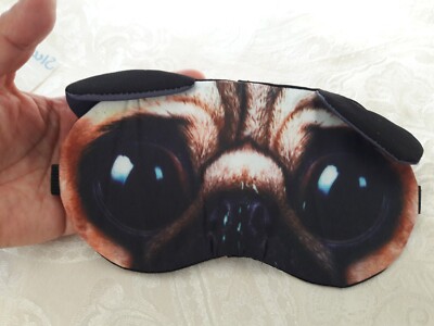 Fun Sleep Mask Eye Blindfold Cover Cute Dog 