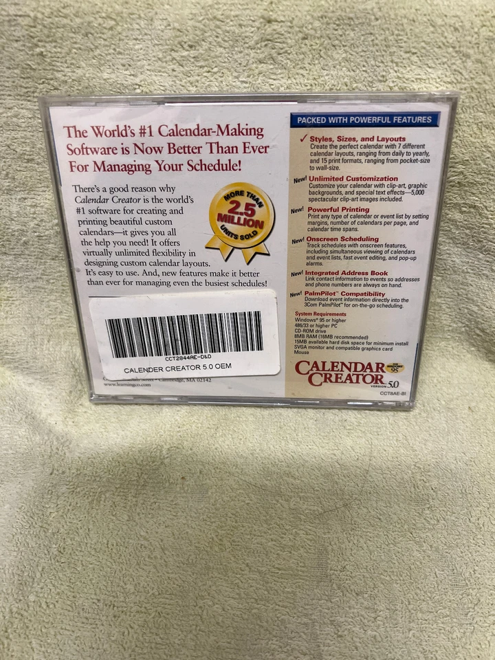 Calendar Creator Version 5.0 (1997 TLC) For Windows 95 - Image 2 of 2