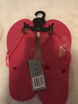 Aqua Stop women's M (7) Flipflops Sandals Shoes Pink (TW-1769)