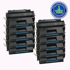10PK CE505X 05X Black Toner Cartridge For HP LaserJet P2055dn P2055d P2055x
