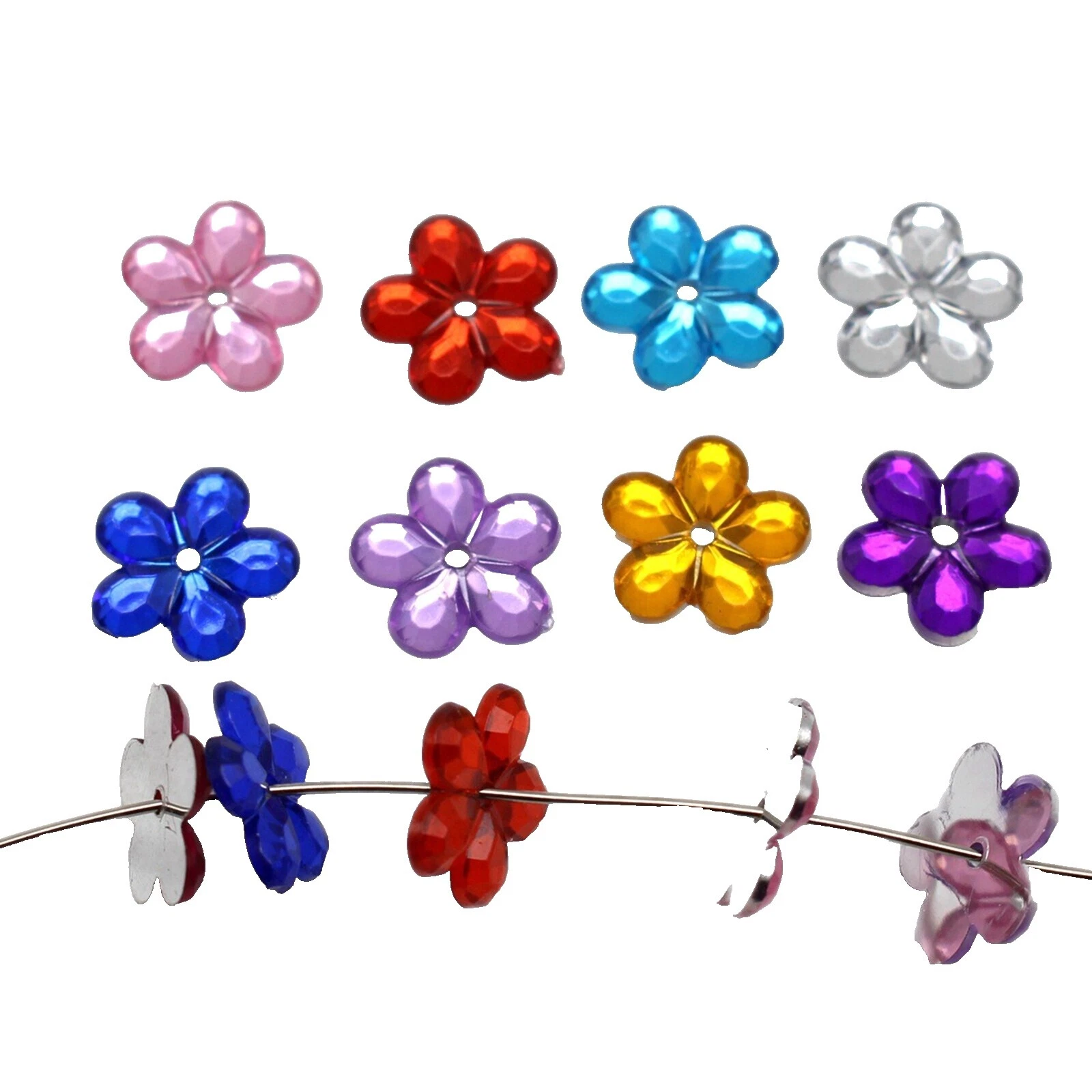 Кнопка для изготовления открыток и скрапбукинга акриловые цветы