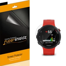 6X Supershieldz Clear Screen Protector Saver for Garmin Forerunner 55 / 45 / 45s