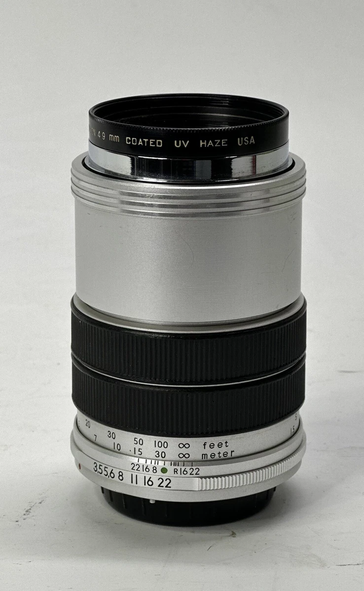 Topcon f/3.5 Camera Lenses 135mm Focal for sale | eBay