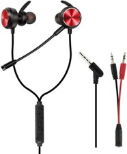 Dual Microphones Gaming Headphones with Siri Wake-up Noise Cancelling Stereo Bas