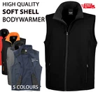 PLAIN No Text SOFTSHELL Bodywarmer Smart Work Wear HQ Outdoor Company Warehouse