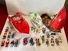 Large Playmobil Lot - Fire Rescue Boat, Pirate Ship, Catamaran + Figures — photo 1