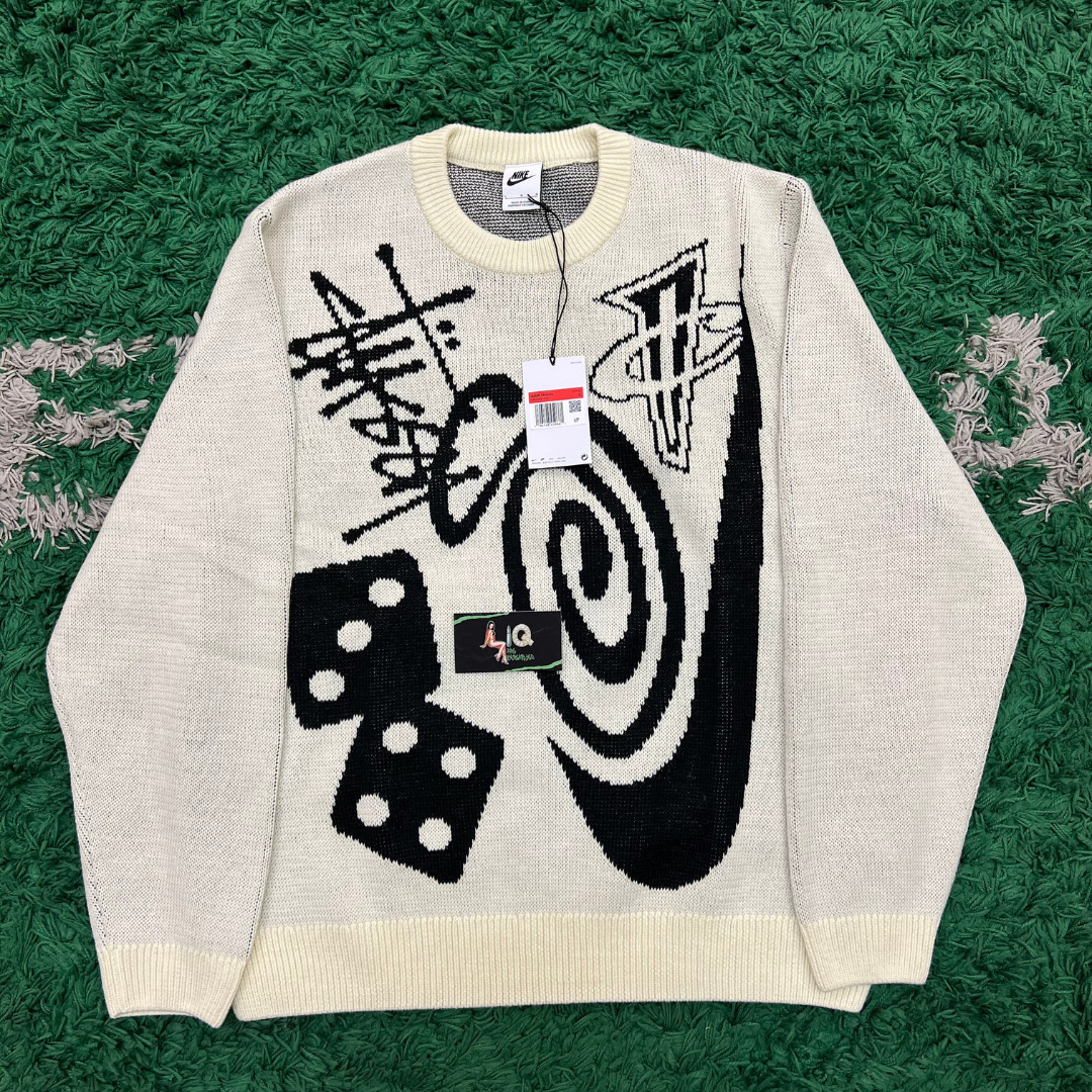 Stussy Nike  Knit Sweater Natural S