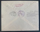 1936 Rotterdam Netherlands LZ 129 Hindenberg Zeppelin FFC Cover to New York Usa — photo 2