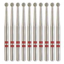 Dental Diamond Burs Z801L/014F Zirconia Cutting Round Fine Grit FG High Speed