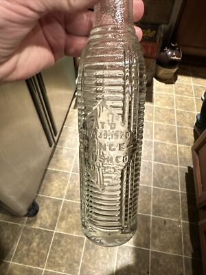 1920 Orange Crush Bottling Co. Embossed Soda Bottle Denver Colorado CO