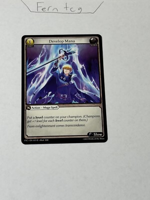 Grand Archive Develop Mana Common Fractured Crown NM Ships Same