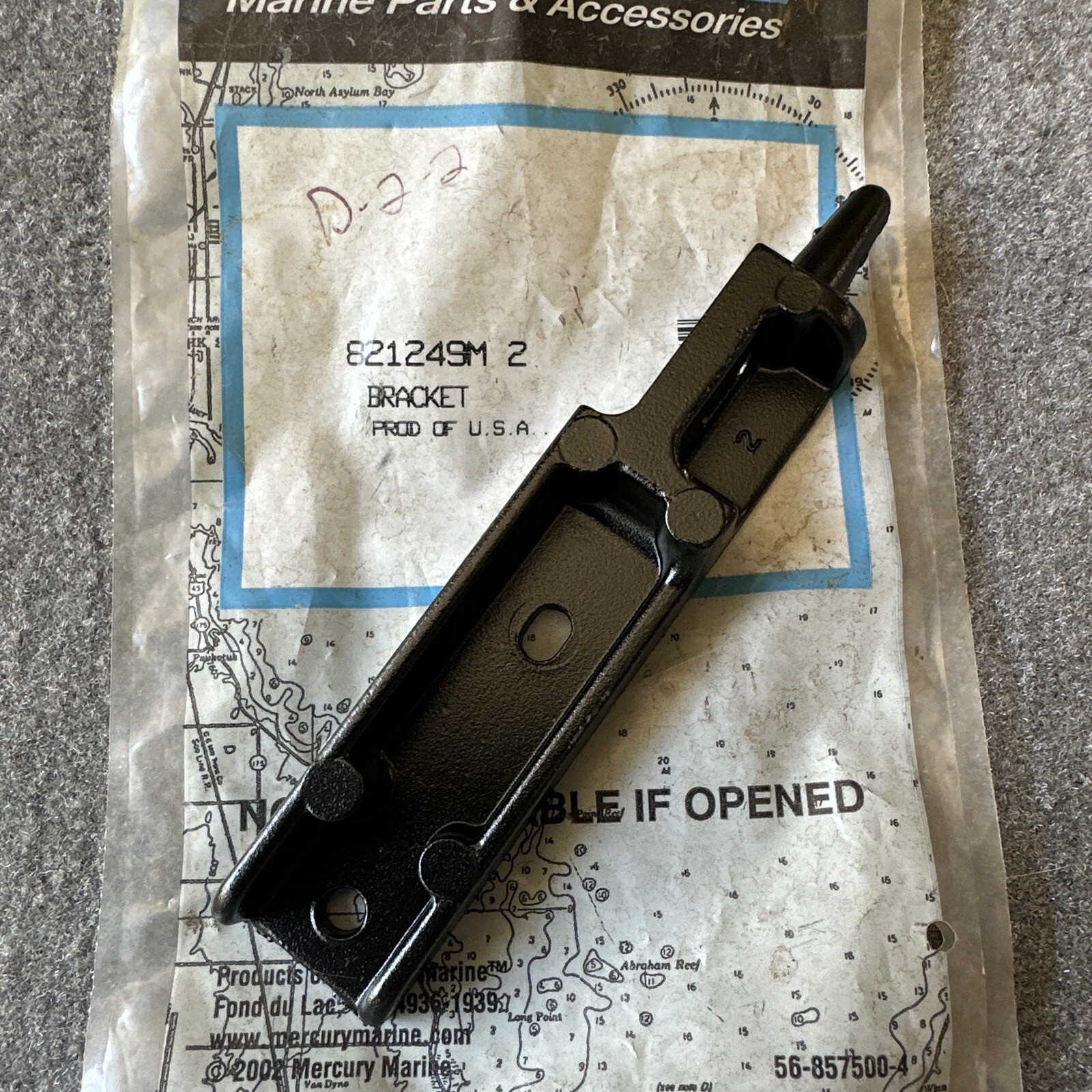 NOS OEM Mercury Quicksilver BRACKET 821249M 2 | eBay 