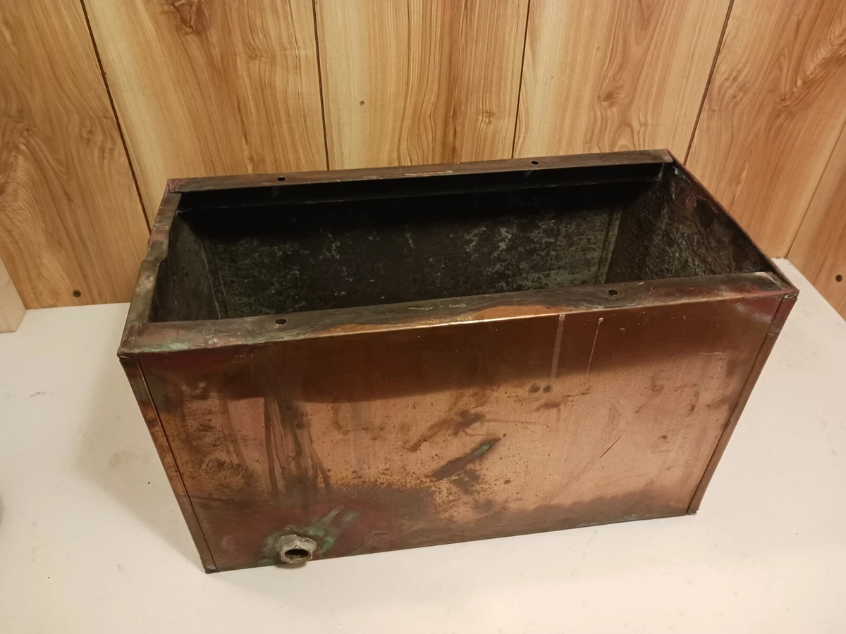 Vintage copper water tank from Heartland Sweetheart cook stove  reuse/upcycle | eBay