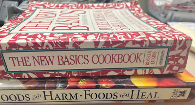 Foods That Harm, Foods That Heal  (HC) & New Basic Cookbook (SC) by Julee Ross