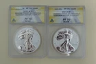 2021 Reverse Proof American Silver Eagle 2-Coin Set Designer Edition ANACS PF70
