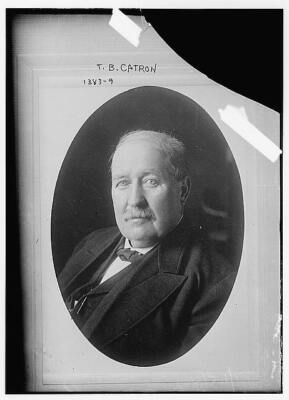T.B. Catron c1900 Large Old Photo