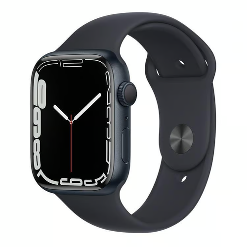 Apple Watch Series 7 45mm Aluminium Case with Sport Band - Midnight, Regular... - Afbeelding 3 van 3