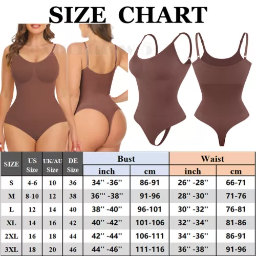 Seamless Bodysuit for Women Tummy Control Shapewear Sculpting Thong Body Shaper - Picture 60 of 62