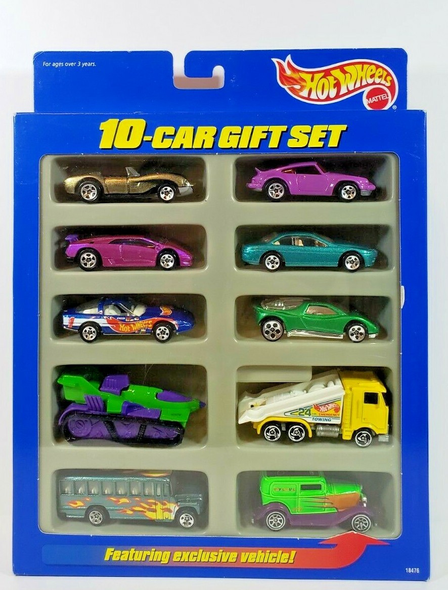 hot wheels 10 cars gift pack