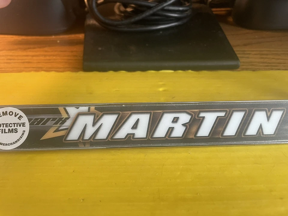 MARCO DE MATRÍCULA NASCAR MARK MARTIN #1 EJÉRCITO DE EE. UU. NUEVO PRODUCTO CON LICENCIA Foto 3 de 4