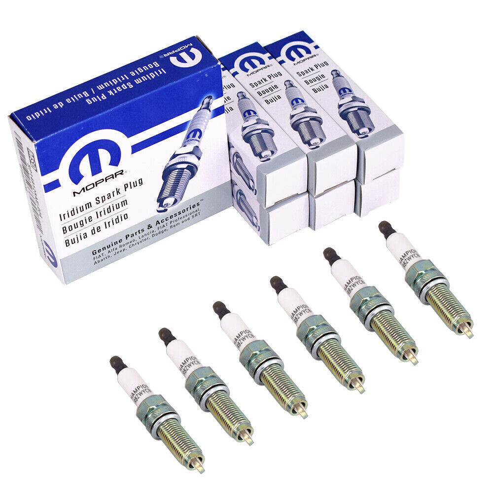 12PCS Mopar Ignition Coils & Spark Plugs For Chrysler Jeep Dodge Ram 3