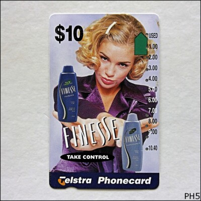 Telstra Finesse Shampoo Sportsgirl A960733a 1103 $10 Phonecard (PH5)