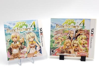 Rune Factory 4 Nintendo 3DS Original Case & Manual ONLY NO GAME