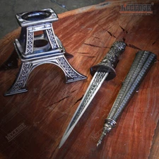 10" Eiffel Tower Letter Opener Blade Dagger Executive Knife Statue w/ GIFT BOX