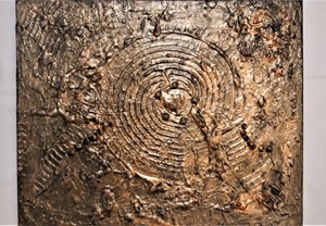 Modern Bild Handmade Collagen Mixed Media Kunst 40x50cm Ebay