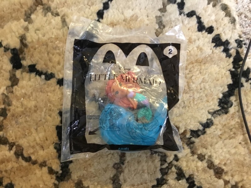 McDonald’s Walt Disney’s The Little Mermaid Ariel #3 Happy Meal Toys New