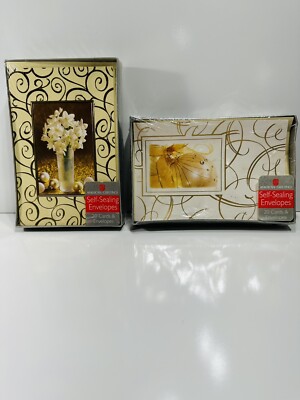 Christmas Cards American Greeting Self Sealing Both Sealed Boxes New 40 Cards