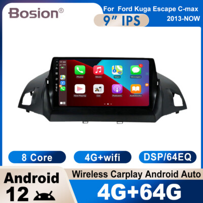 For Ford Kuga Escape C-max 2013-NOW Android 14 Car Stereo Radio Nav GPS Carplay 