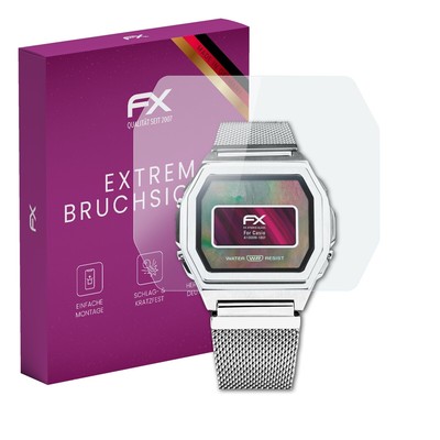 atFoliX Glasfolie für Casio A1000M-1BEF Displayfolie 9H Schutzpanzer