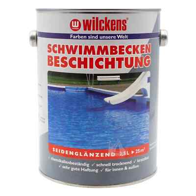 Wilckens Schwimmbeckenbeschichtung Poolfarbe blau 2,5 Liter (11,96 /1l)