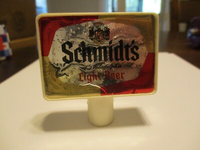 VINTAGE Schmidt's of Philadelphia Light Beer Tapper tap pull tap nob