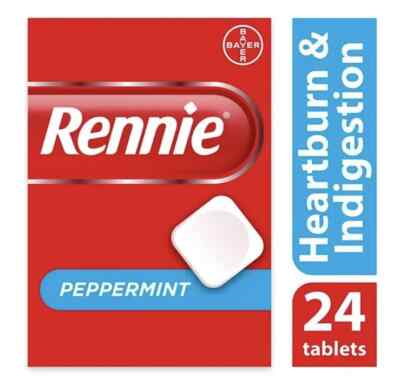Bayer Rennie For Heartburn 96 Chewable Peppermint Tablets - View #12
