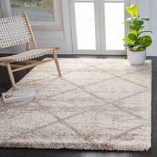 SAFAVIEH Hudson Shag SGH281H Multi Ivory / Beige Rug