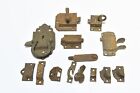 Vintage Lot Of 14 Eastlake Style Door Latches, Receivers And Other Misc Parts