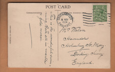 Sothampton Paquebot postmark 1924 - Pompeiian Swimming Bath