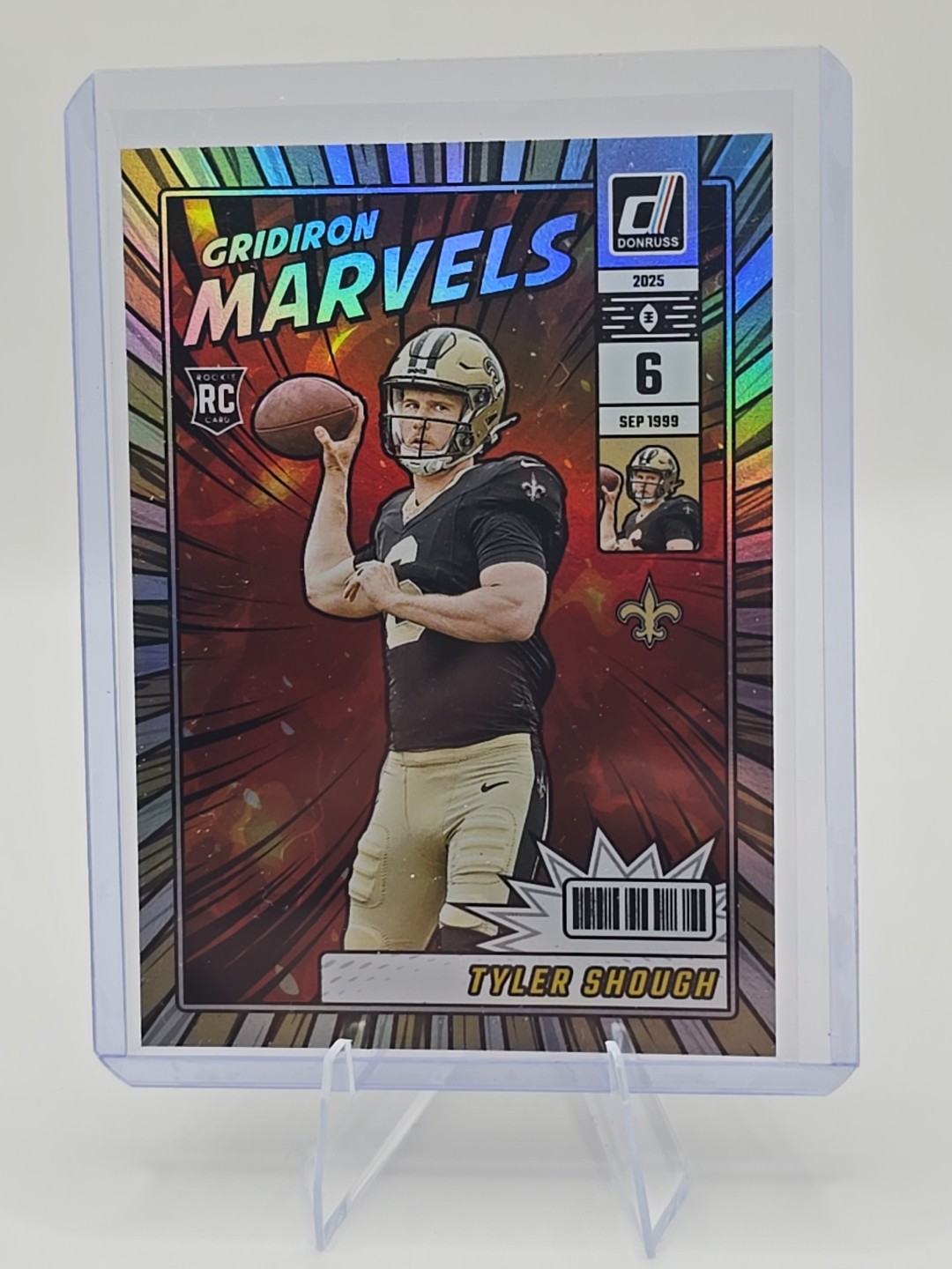 2025 Donruss 🔥🔥 Tyler Shough Gridiron Marvels 🔥🔥 RC SSP CASE HIT