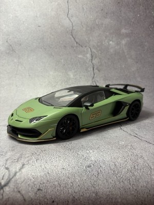 1/18 Lamborghini Aventador SVJ Diecast Legierung Auto Modell Spielzeug Sammlung