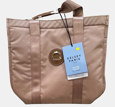 DELSEY PARIS Carry-On Tote Bag Rose Solid Vegan Leather Accents. NEW. FAST SHIP