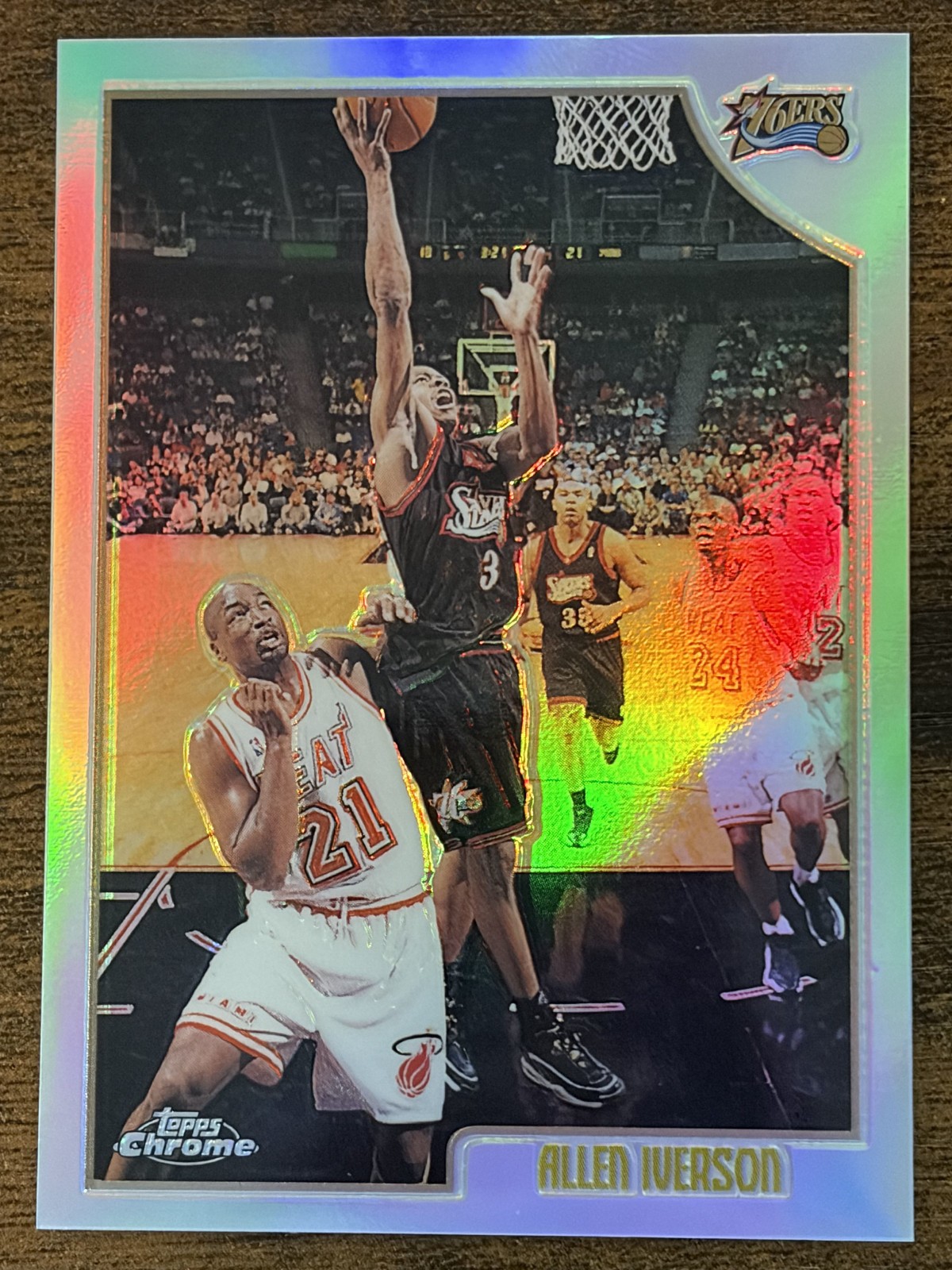 1998 Topps Chrome Refractor #160 Allen Iverson