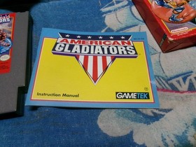 #705 Nes Nintendo American Gladiators Complete Tested 