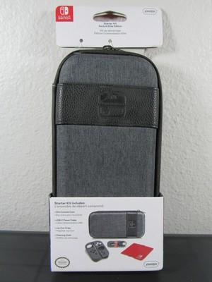 PDP Nintendo Switch Starter Kit Case, Grip, Cable, Elite Edition BRAND NEW