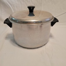 Vintage Mirro Aluminum Cookware Stove Top 4 Quart Pot With Lid # M-1544